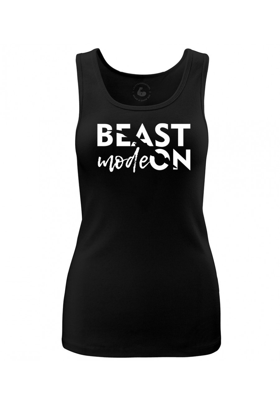 Tank top damski Beast mode on