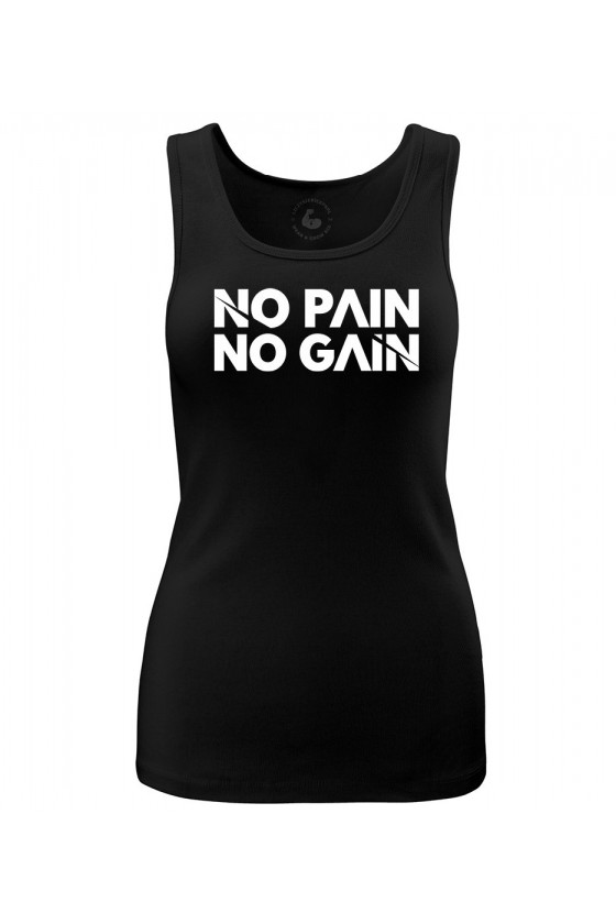 Tank top damski No pain no gain