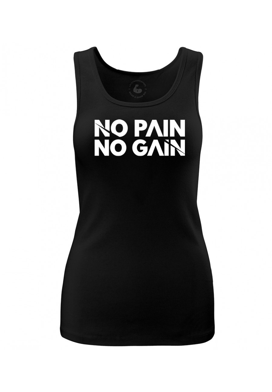 Tank top damski No pain no gain