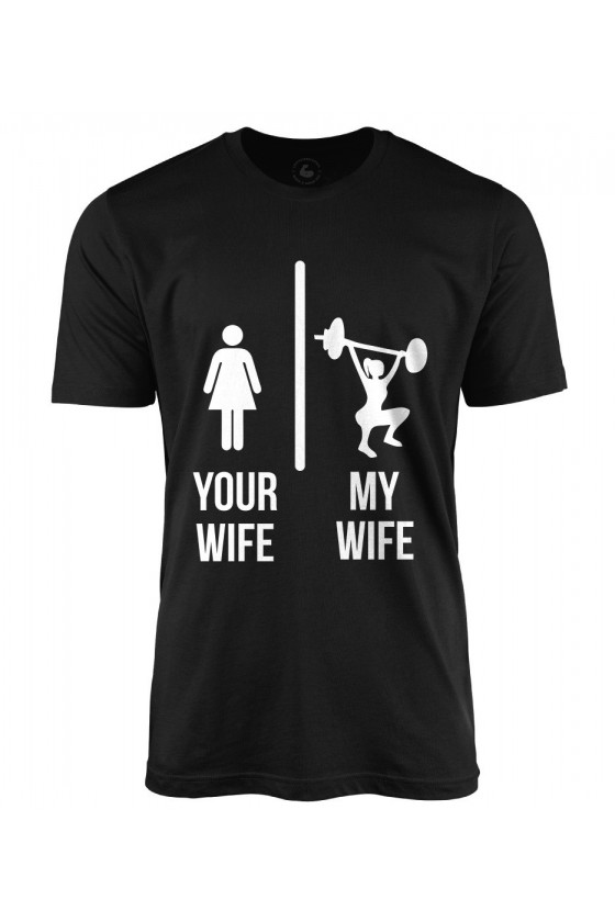 Koszulka męska Your wife vs My wife