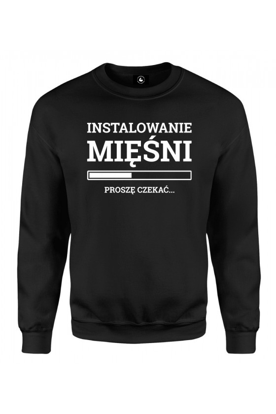 Bluza klasyczna Instalowanie mięśni Proszę czekać