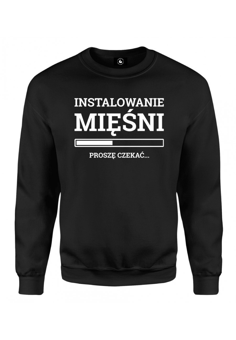 Bluza klasyczna Instalowanie mięśni Proszę czekać