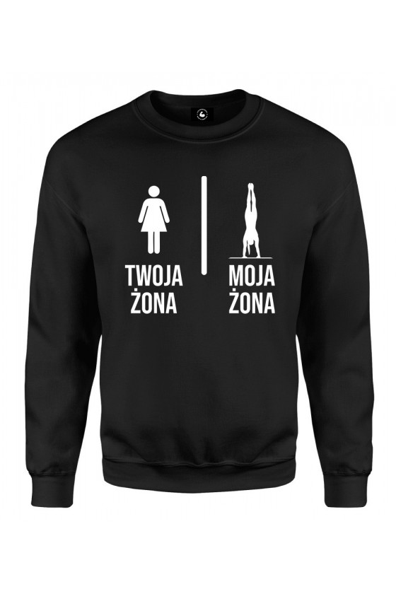 Bluza klasyczna Twoja żona vs Moja żona Kalistenika