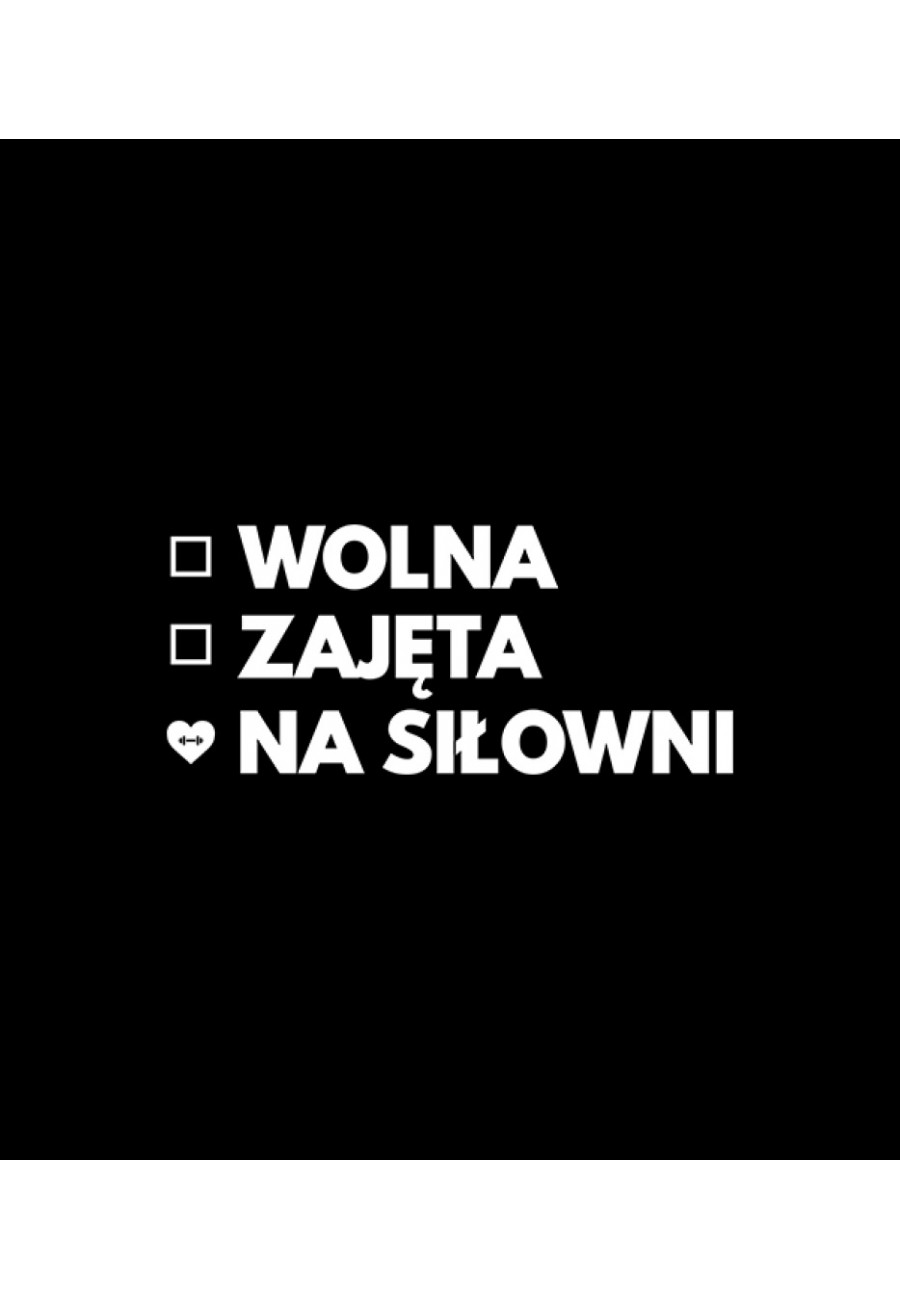 Plecak Wolna Zajęta Na Siłowni