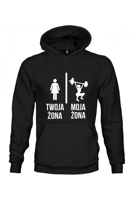 Bluza z kapturem Twoja Żona vs Moja Żona