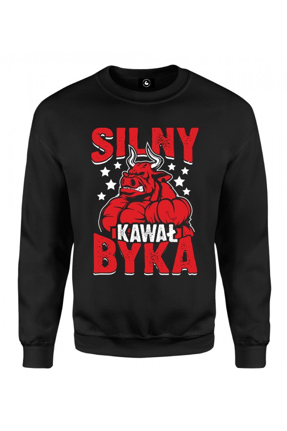 Bluza klasyczna Silny Kawał Byka - czerwone