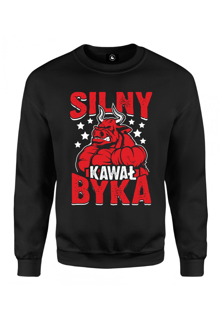 Bluza klasyczna Silny Kawał Byka - czerwone